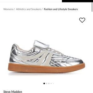Steve Madden Silver  Women's Sneakers